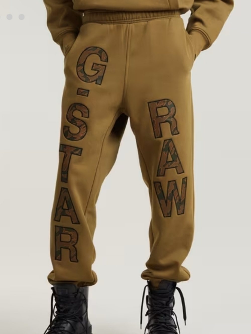 G-Star Brown Logo Joggers SweatPants